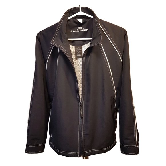 STORMTECH Jacket Size Medium US M Blaze Athletic Twill STXJ-1W Blue White Navy - Picture 12 of 14